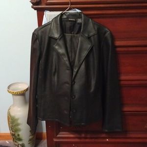 Leather jacket